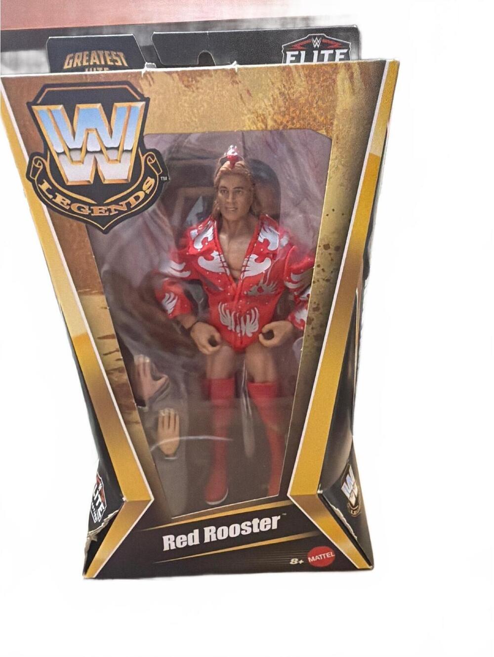 WWF Legends Red Rooster Action Figure